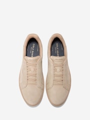 Cole Haan Light Brown Grandpro Luxe Slip On Trainers - Image 4 of 7