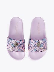 Kurt Geiger London Purple Meena Eagle Sandals - Image 2 of 4