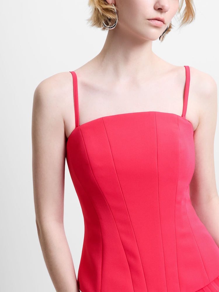 chinese dress ladies Austin Convertible Maxi Dress in Hot Pink| Pink Oversized Maxi Dress | Pink  Bridesmaid Dress
