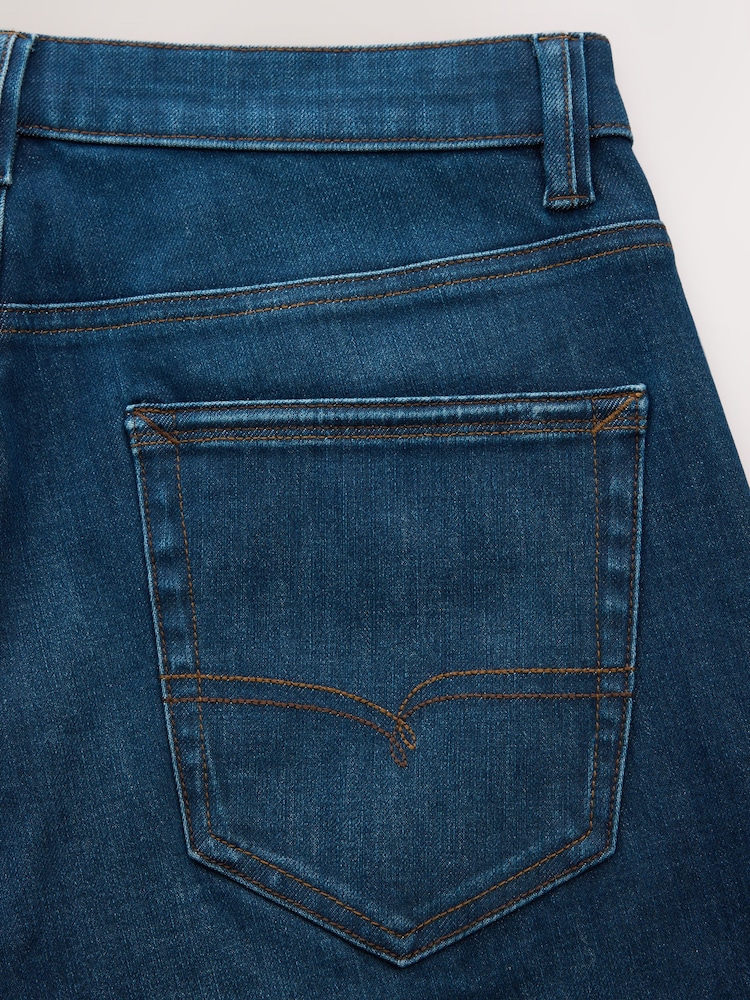 Marine Blue Bi-Stretch Slim Fit Motion Flex Jeans - Image 12 of 12 Marine Blue Bi-Stretch Slim Fit Motion Flex Jeans - Image 12 of 12