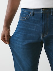 Marine Blue Bi-Stretch Slim Fit Motion Flex Jeans - Image 6 of 12
