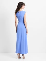 French Connection Pascha Jersey Draped Trim Maxi Dress - Image 2 of 6
