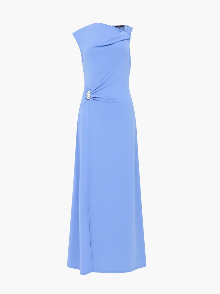French Connection Pascha Jersey Draped Trim Maxi Dress - Image 6 of 6