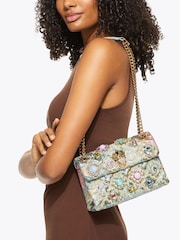 Kurt Geiger London Blue Medium Kensington Bag - Image 5 of 5