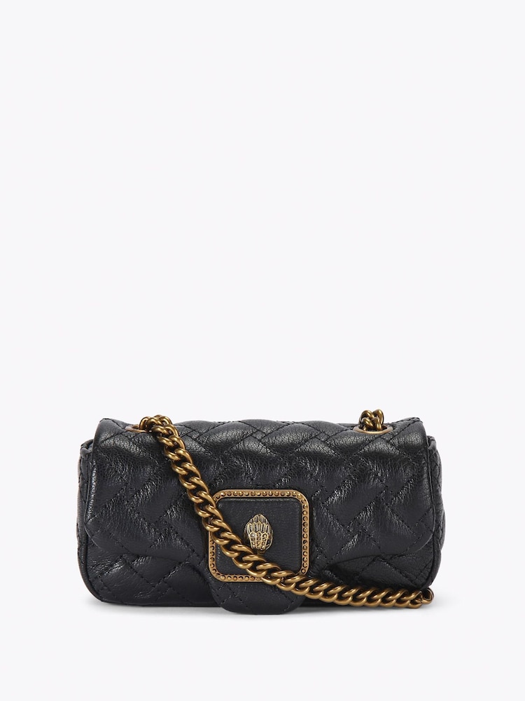 Kurt Geiger London Black Long Nano Pimlico Bag - Image 1 of 5 Kurt Geiger London Black Long Nano Pimlico Bag - Image 1 of 5