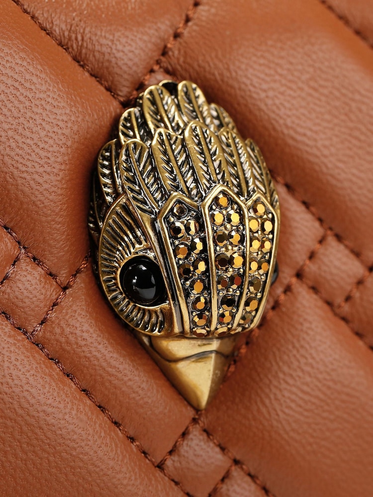 Kurt Geiger London Brown Square Kensington Bag - Image 5 of 5