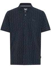 Blend Blue Abdo Printed Polo Shirt - Image 6 of 8