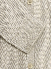 Blend Natural Dallas V-Neck Button Cardigan - Image 8 of 8