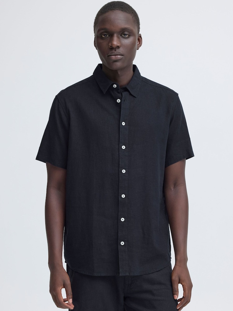 Blend Blue Bobby Linen Shirt - Image 1 of 8