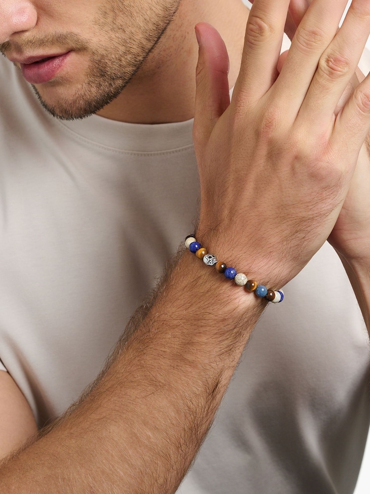 Thomas Sabo Black Bracelet From The Sterling Silver Collection - Image 1 of 3