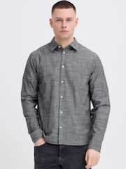 Blend Grey Daris Slub Shirt - Image 1 of 3