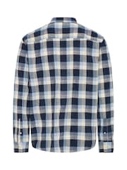 Blend Blue Daris Check Shirt - Image 5 of 6