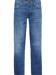 Blend Blue Bhrock Straight Stretch Denim Jeans - Image 4 of 6