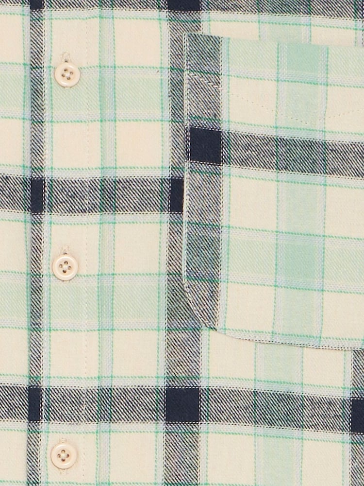 Blend Green Devon Checked Button-Down Shirt - Image 7 of 7