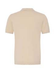 Blend Natural Baron Knitted Polo Shirt - Image 7 of 7