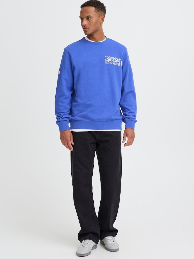 Blend Blue Sun Music Sweatshirt - Image 2 of 6 Blend Blue Sun Music Sweatshirt - Image 2 of 6