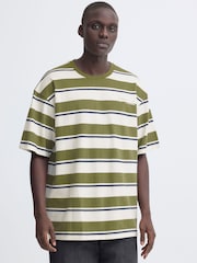 Blend White Kyran Stripe T-Shirt - Image 1 of 8