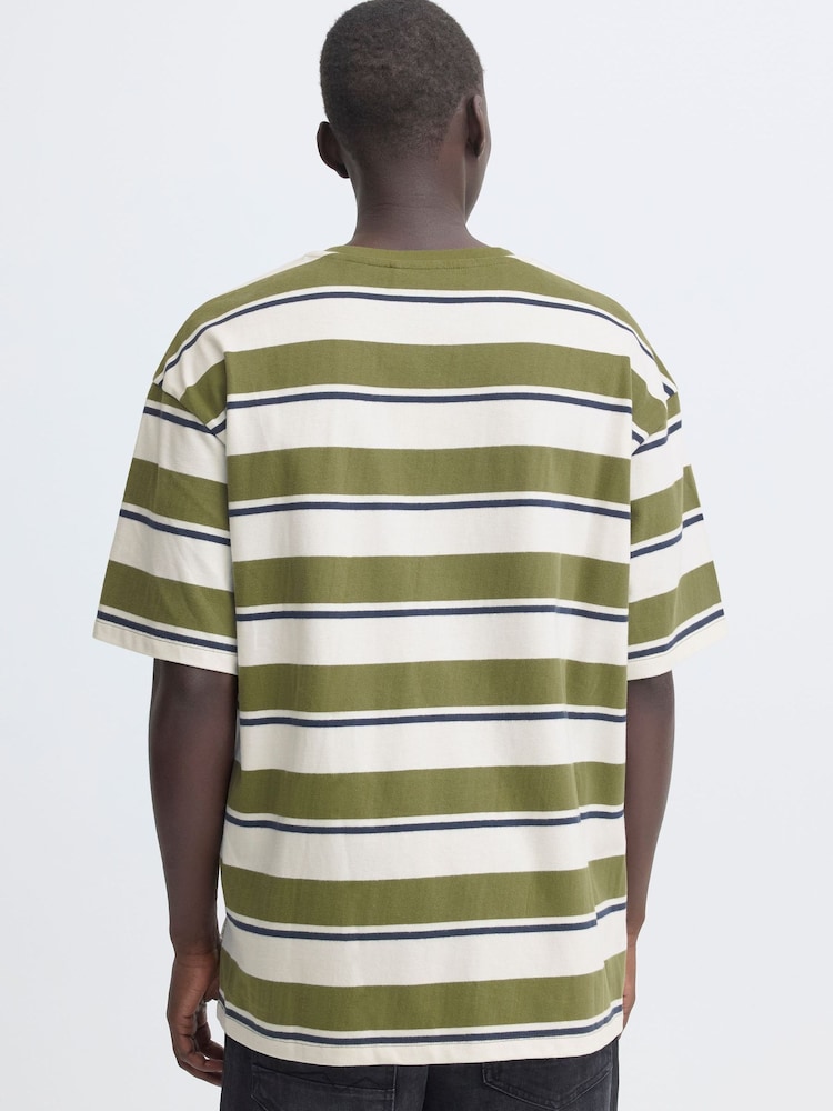 Blend White Kyran Stripe T-Shirt - Image 2 of 8