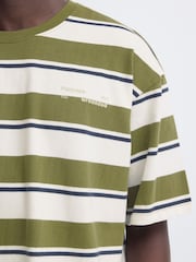 Blend White Kyran Stripe T-Shirt - Image 5 of 8