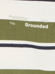 Blend White Kyran Stripe T-Shirt - Image 8 of 8