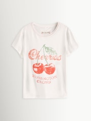 Free People White Nova T-Shirt Graphic - Image 1 of 4