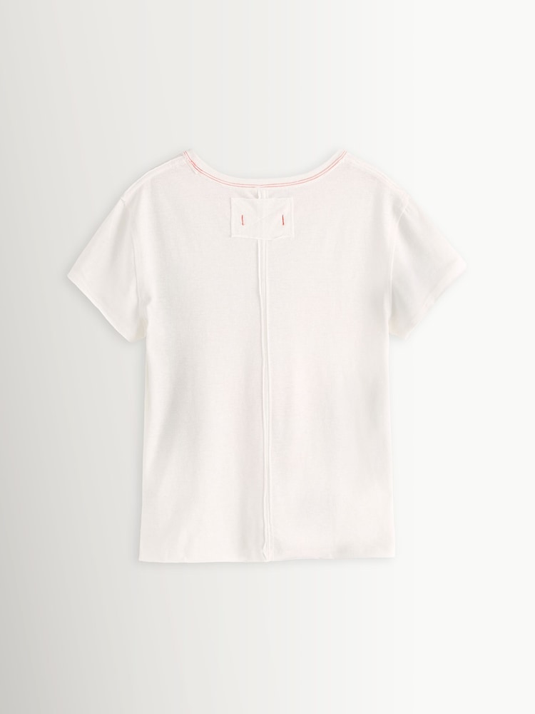 Free People White Nova T-Shirt Graphic - Image 2 of 4