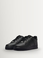 Nike Black Air Force 1 Low Trainers - Image 2 of 9