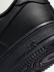 Nike Black Air Force 1 Low Trainers - Image 6 of 9