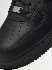 Nike Black Air Force 1 Low Trainers - Image 9 of 9