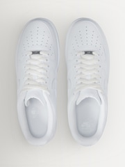 Nike White Air Force 1 Low Trainers - Image 6 of 9
