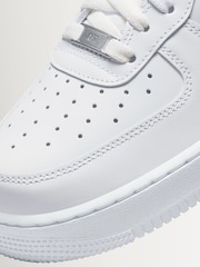 Nike White Air Force 1 Low Trainers - Image 8 of 9