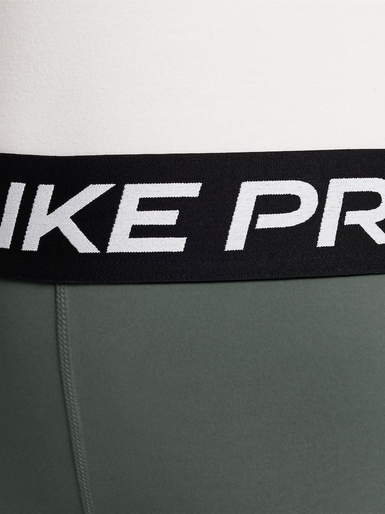 Nike Camo Green Dri-FIT High Waisted Pro Leggings - Image 3 of 3 Nike Camo Green Dri-FIT High Waisted Pro Leggings - Image 3 of 3