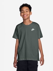 Nike Camo Green Short Sleeve Club T-Shirt - Image 1 of 3