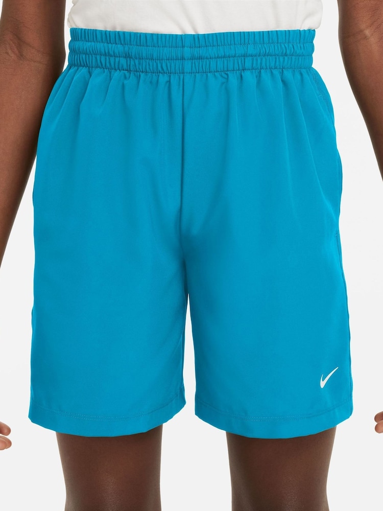 Nike Current Blue Dri-FIT Multi Training Shorts - Image 1 of 4 Nike Current Blue Dri-FIT Multi Training Shorts - Image 1 of 4