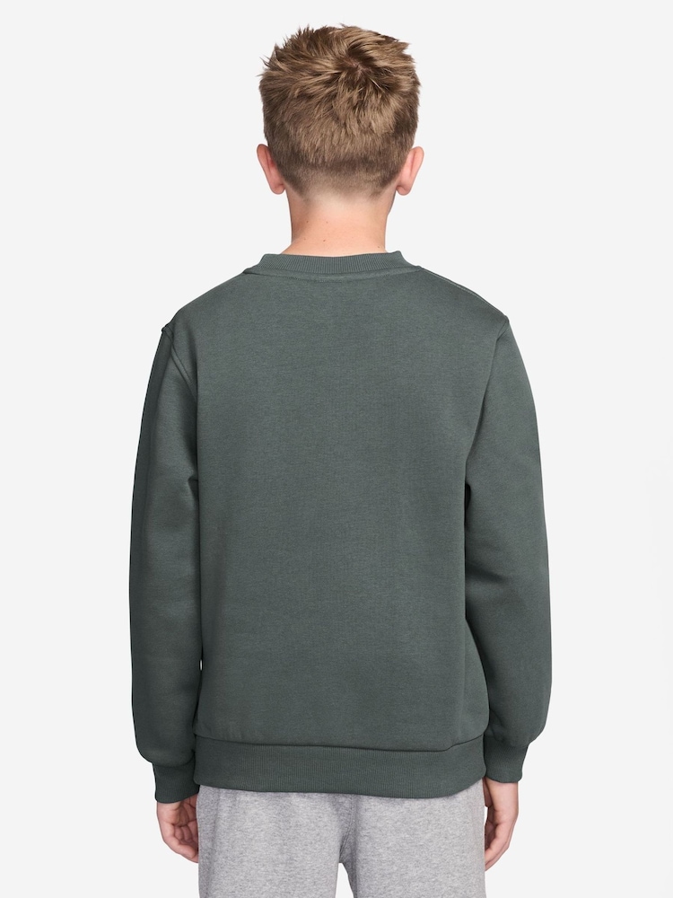 Nike Camo Green Club Fleece Sweatshirt - Image 2 of 3 Nike Camo Green Club Fleece Sweatshirt - Image 2 of 3