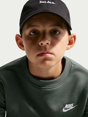 Nike Camo Green Club Fleece Sweatshirt - Image 5 of 5