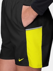Nike Black Silver Miler Dri-FIT Training Shorts - Image 4 of 5