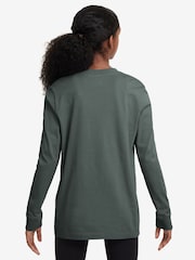Nike Camo Green Sportswear Long Sleeve T-Shirt - Image 2 of 3
