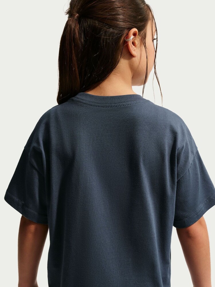 Nike Blue Sportswear T-Shirt - Image 4 of 4