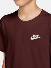 Nike Red Short Sleeve Club T-Shirt - Image 3 of 3