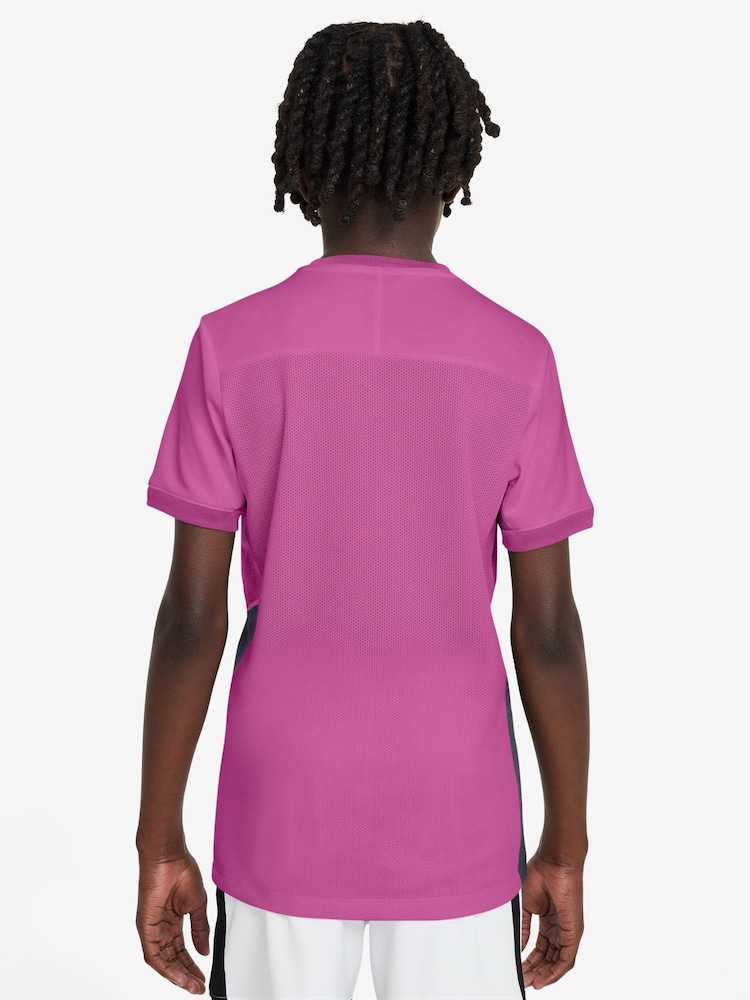 Nike Fuschia Pink Academy 25 Dri-FIT Football T-Shirt - Image 2 of 3 Nike Fuschia Pink Academy 25 Dri-FIT Football T-Shirt - Image 2 of 3