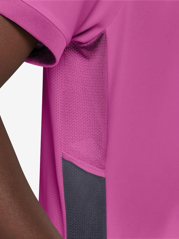 Nike Fuschia Pink Academy 25 Dri-FIT Football T-Shirt - Image 3 of 3 Nike Fuschia Pink Academy 25 Dri-FIT Football T-Shirt - Image 3 of 3