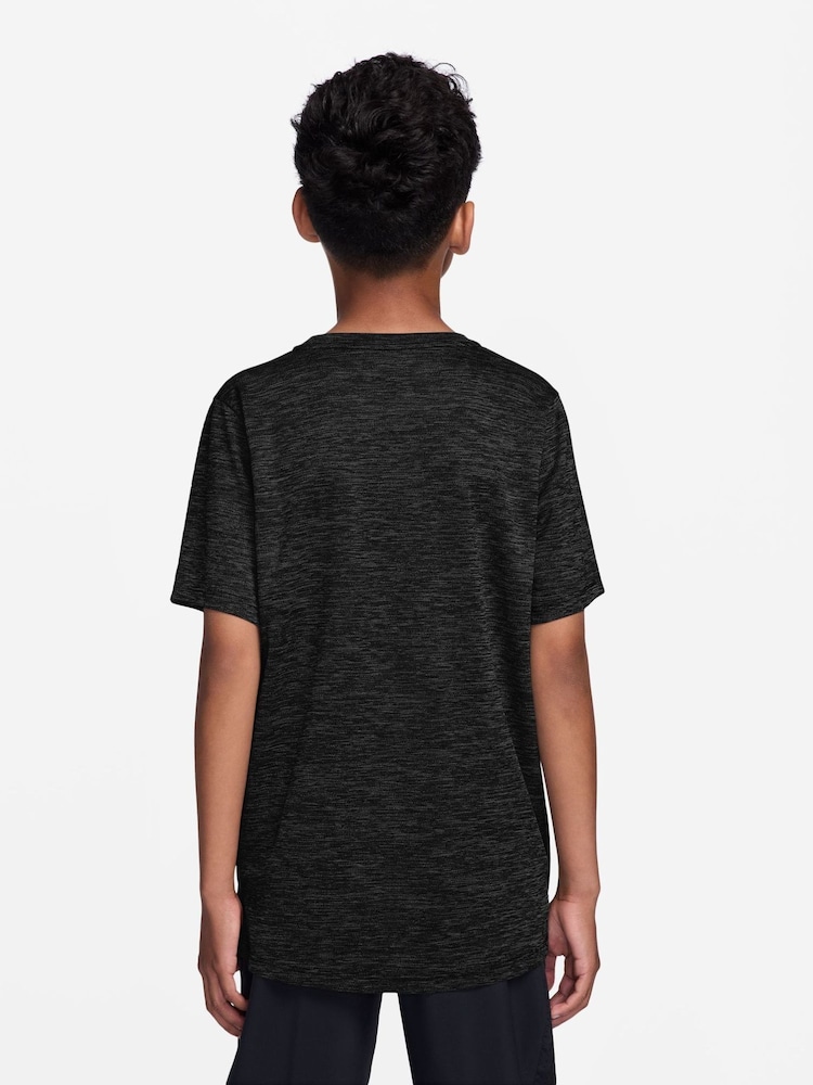 Nike Gridiron Grey Miler Dri-FIT Short Sleeve T-Shirt - Image 2 of 3 Nike Gridiron Grey Miler Dri-FIT Short Sleeve T-Shirt - Image 2 of 3