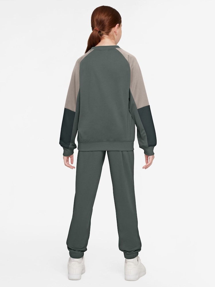 Nike Dri-FIT Poly Crew Neck Tracksuit - صورة 2 من 3