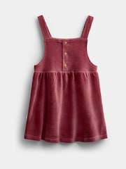 Jojo Maman Bébé Pink Bunny Velour Dress Set - Image 3 of 7