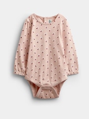 Jojo Maman Bébé Pink Bunny Velour Dress Set - Image 4 of 7