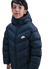 Nike Midnight Navy Longline Puffer Jacket - Image 6 of 7