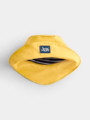 JoJo Maman Bébé Yellow Waterproof Fishermans Hat - Image 3 of 7