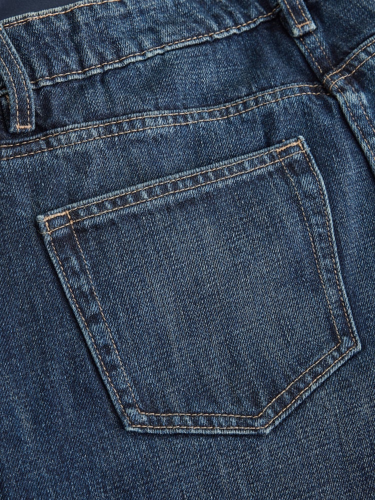 Denim en azul oscuro - Maternity Over the Bump Wide Leg Jeans - Imagen 9 de 9 Denim en azul oscuro - Maternity Over the Bump Wide Leg Jeans - Imagen 9 de 9