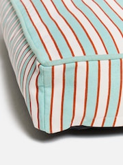 Oliver Bonas Mint Green Striped Pet Bed - Image 3 of 5